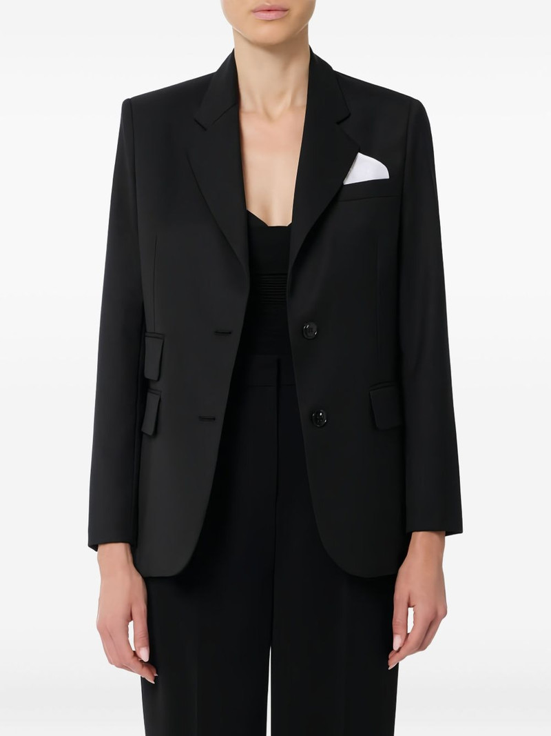 ELISABETTA FRANCHI pocket square single-breasted jacket outlook