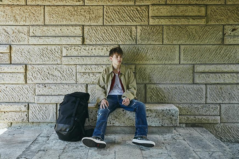 visvim GREASE MONKEY COAT (GIZA C/NY) KHAKI outlook