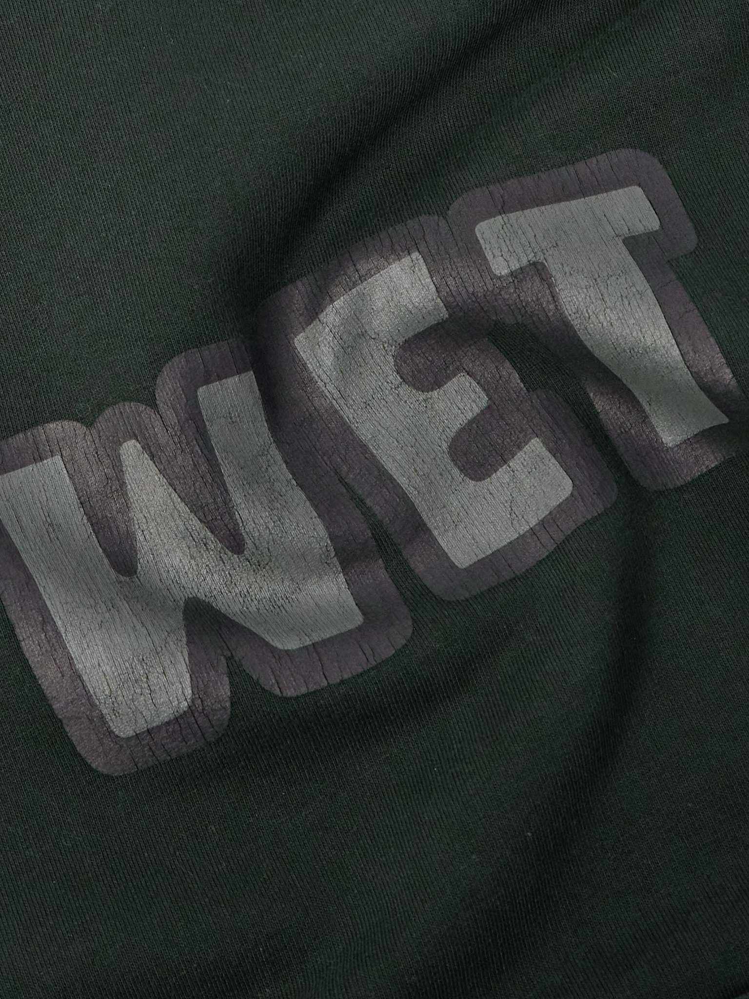 Logo-Print Cotton-Blend Jersey Hoodie - 4