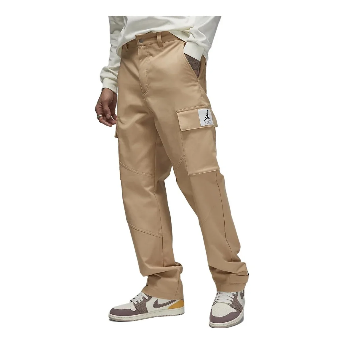 Air Jordan Essentials Utility Trousers 'Beige Brown' DQ7342-277 - 1