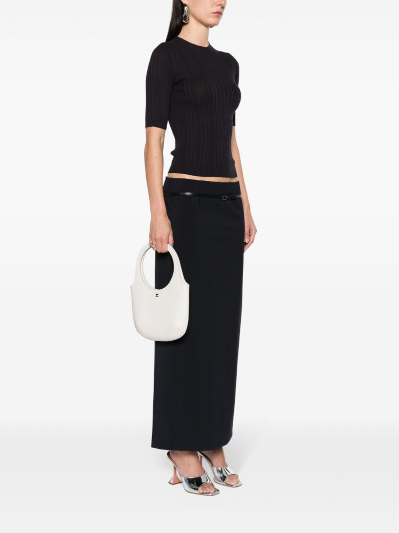 courrèges Holy leather tote bag outlook