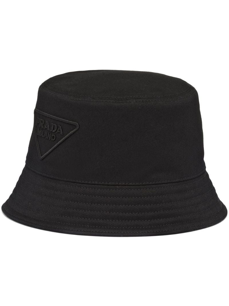 Drill logo-embroidered bucket hat - 1