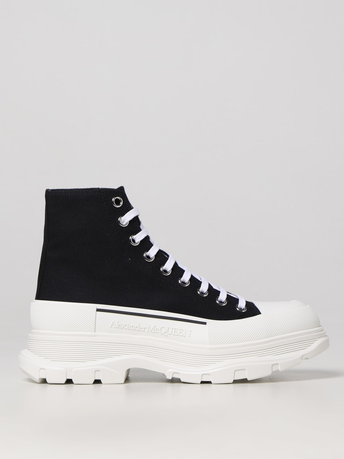 Alexander McQueen canvas ankle boots - 1