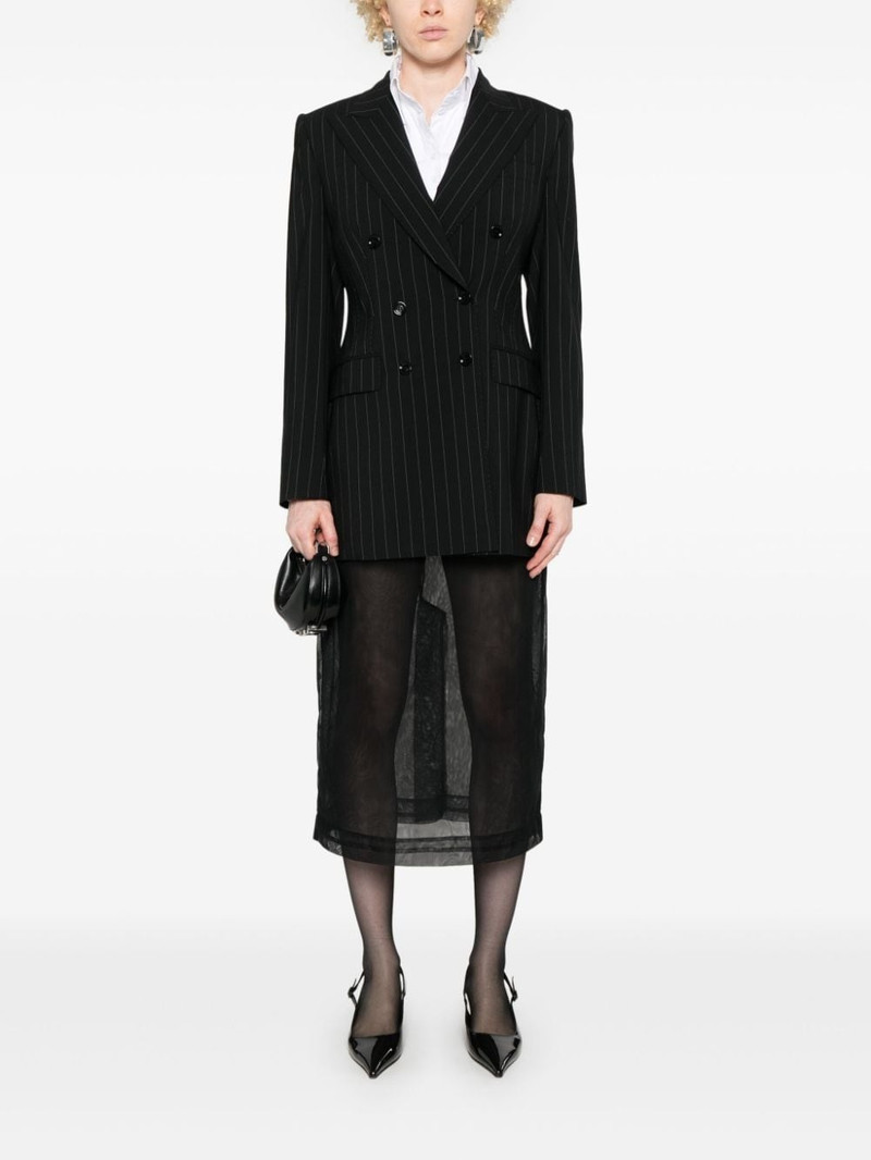 Dolce & Gabbana pinstripe-pattern blazer outlook