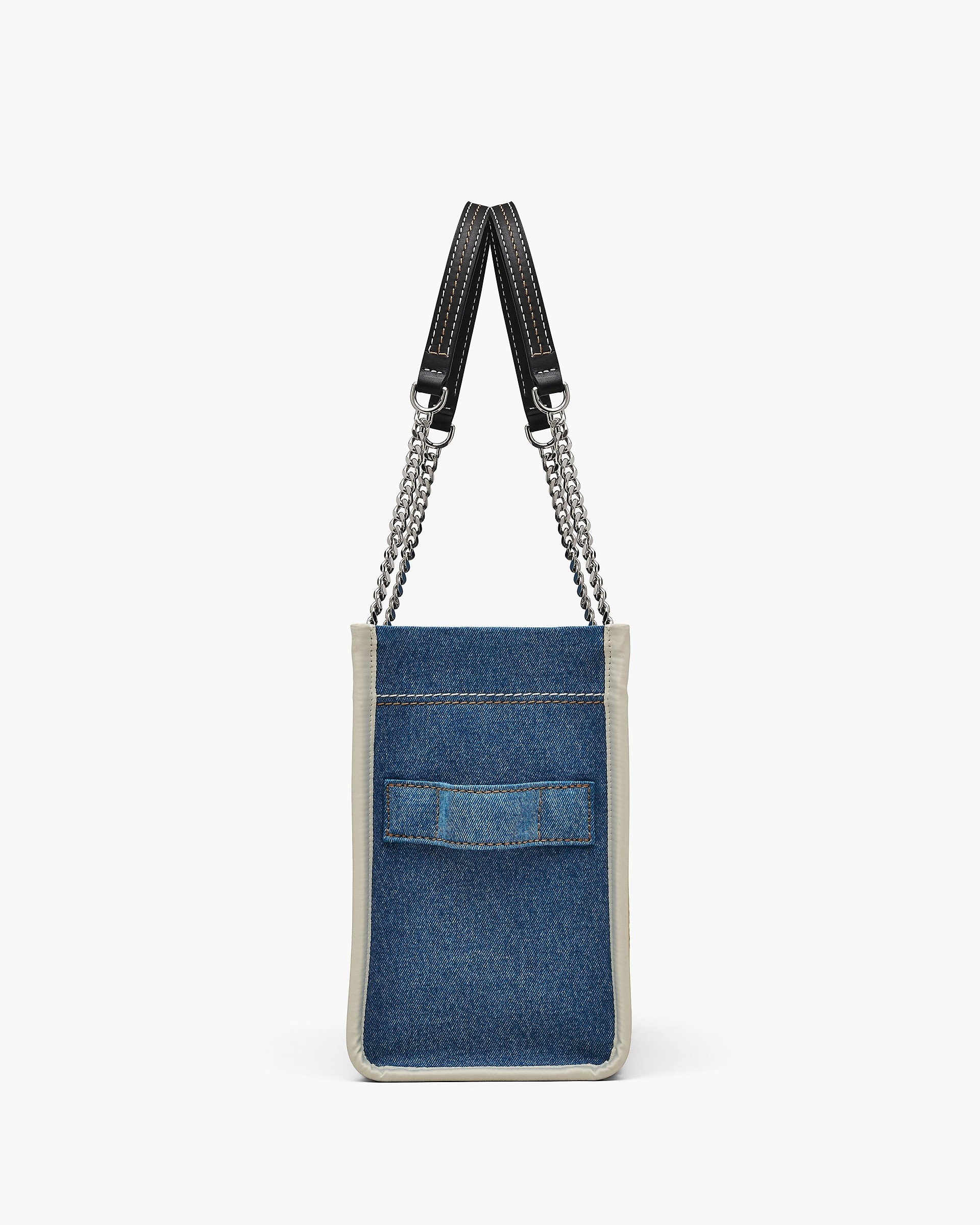 THE DENIM CHAIN MEDIUM TOTE BAG - 6