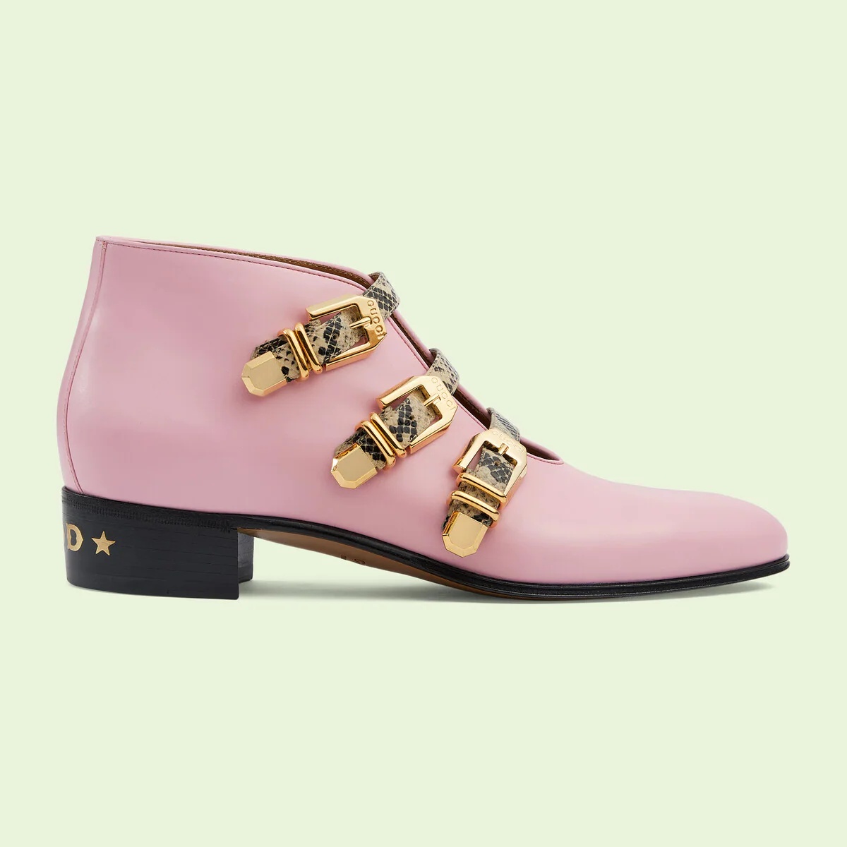Men's buckle ankle boots - 1