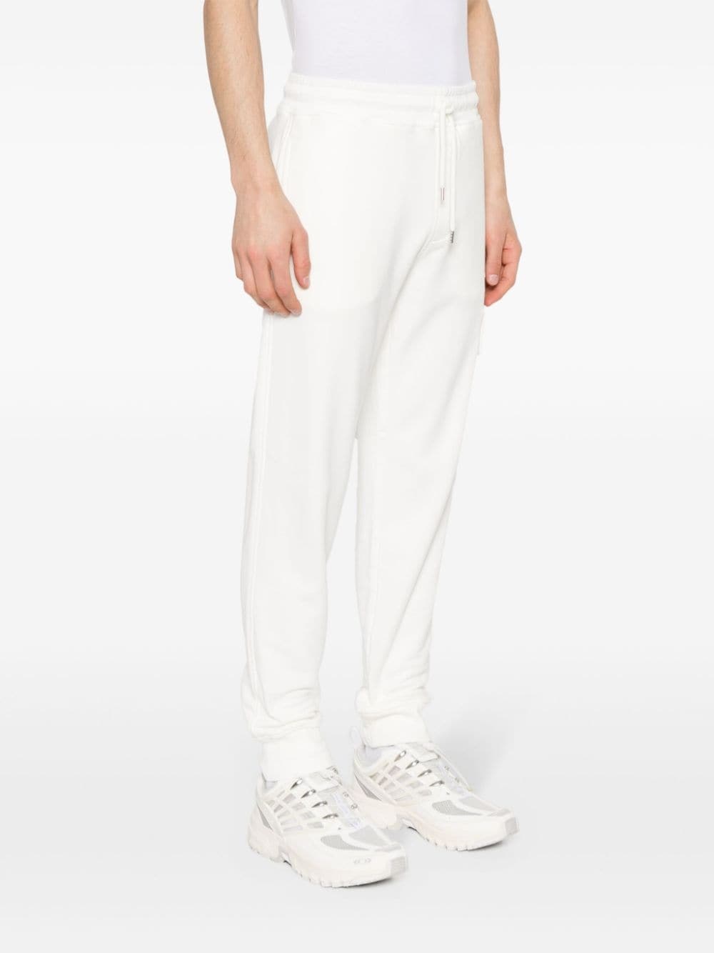 Lens-detail cotton track pants - 3