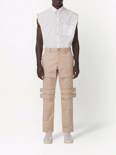 Burberry panel-detail cargo trousers outlook