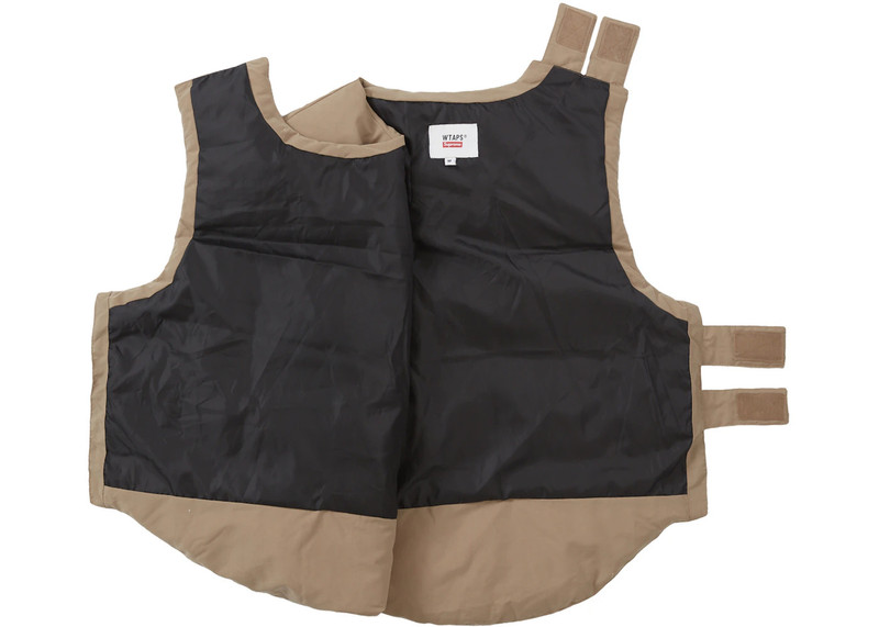 Supreme Supreme WTAPS Tactical Down Vest Tan outlook