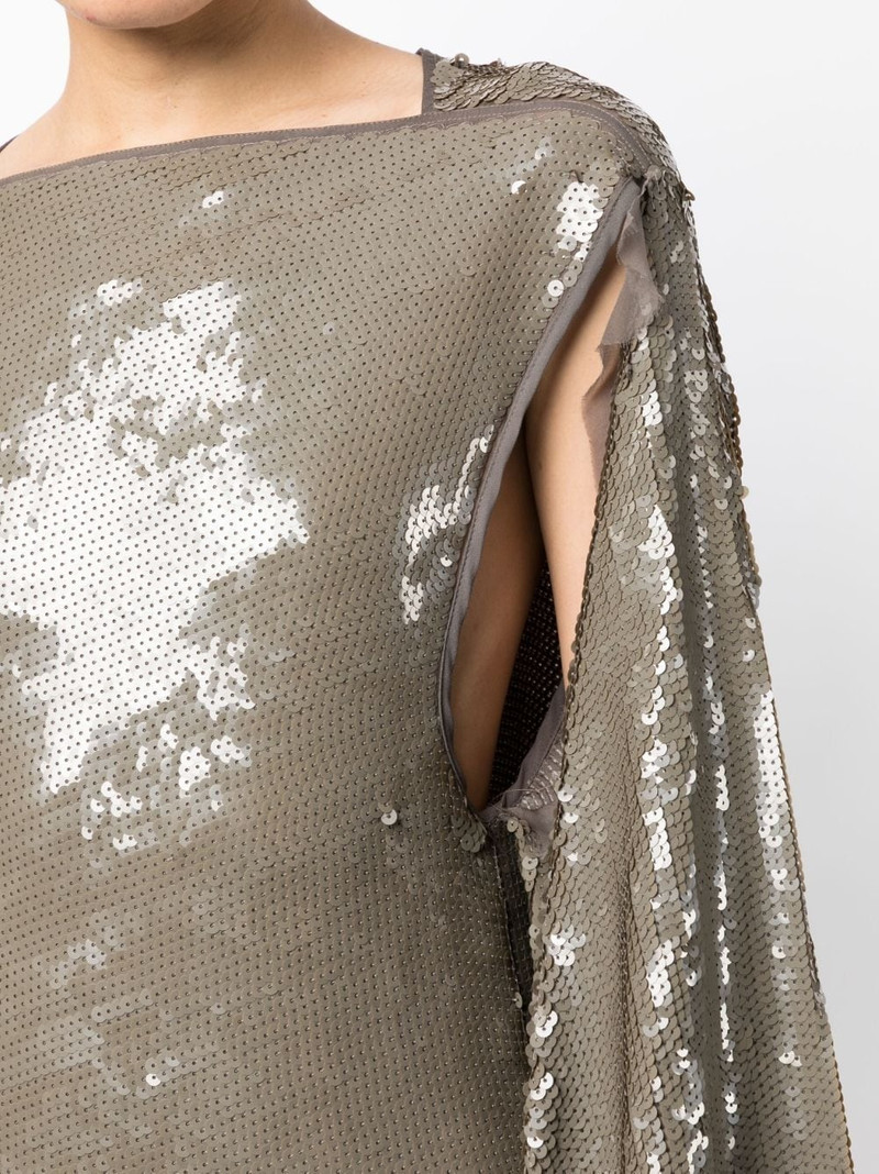 sequin-embellished asymmetric dress 5