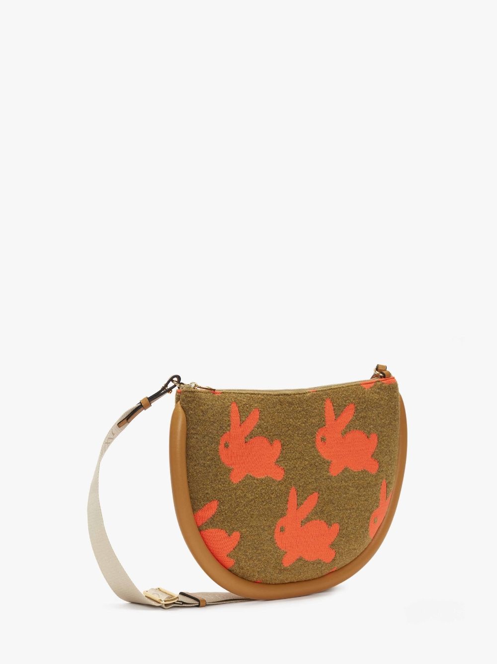 MEDIUM BUMPER-MOON - WOOL CROSSBODY BAG - 2