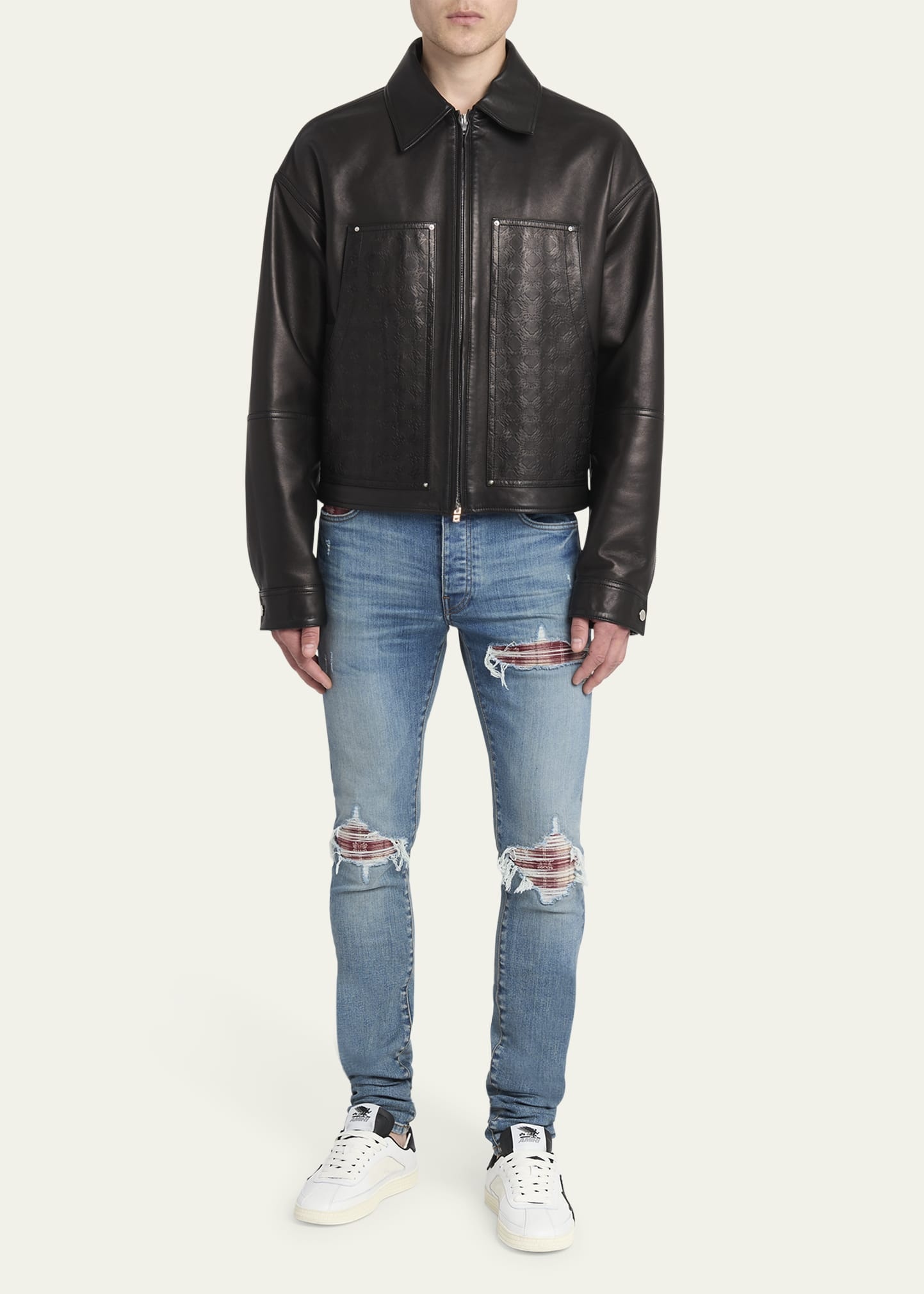 Men's MA Quad Leather Work Jacket - 2