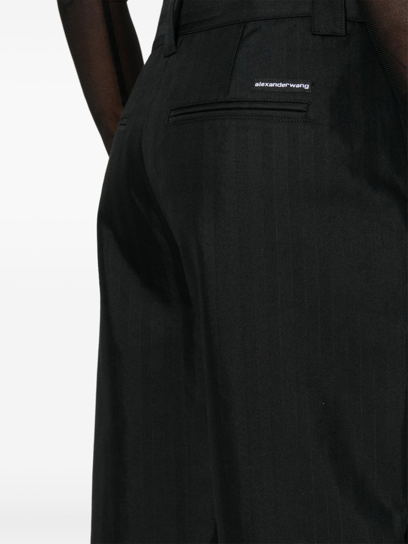 twill-weave tailored trousers 4