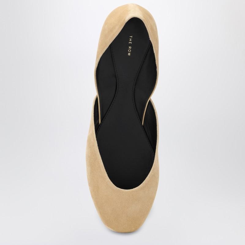 【関税&送料込】The Row Gemma Ballet Slipper Beige Suede The Row | Gemma beige suede ballet flats | Savannahs