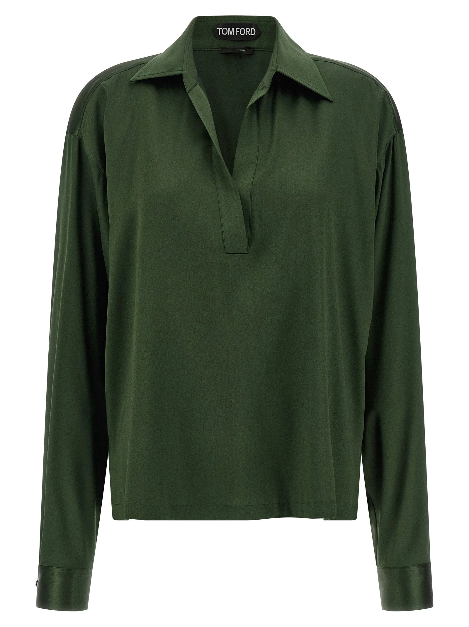 Silk Shirt Polo Green - 1