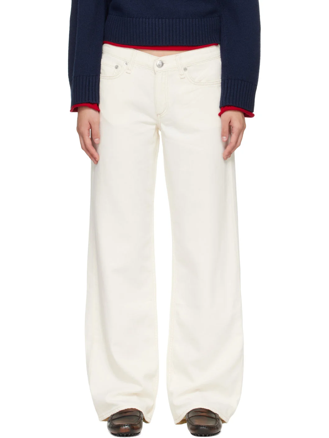 Off-White Cam Relaxed Straight Jeans - 1