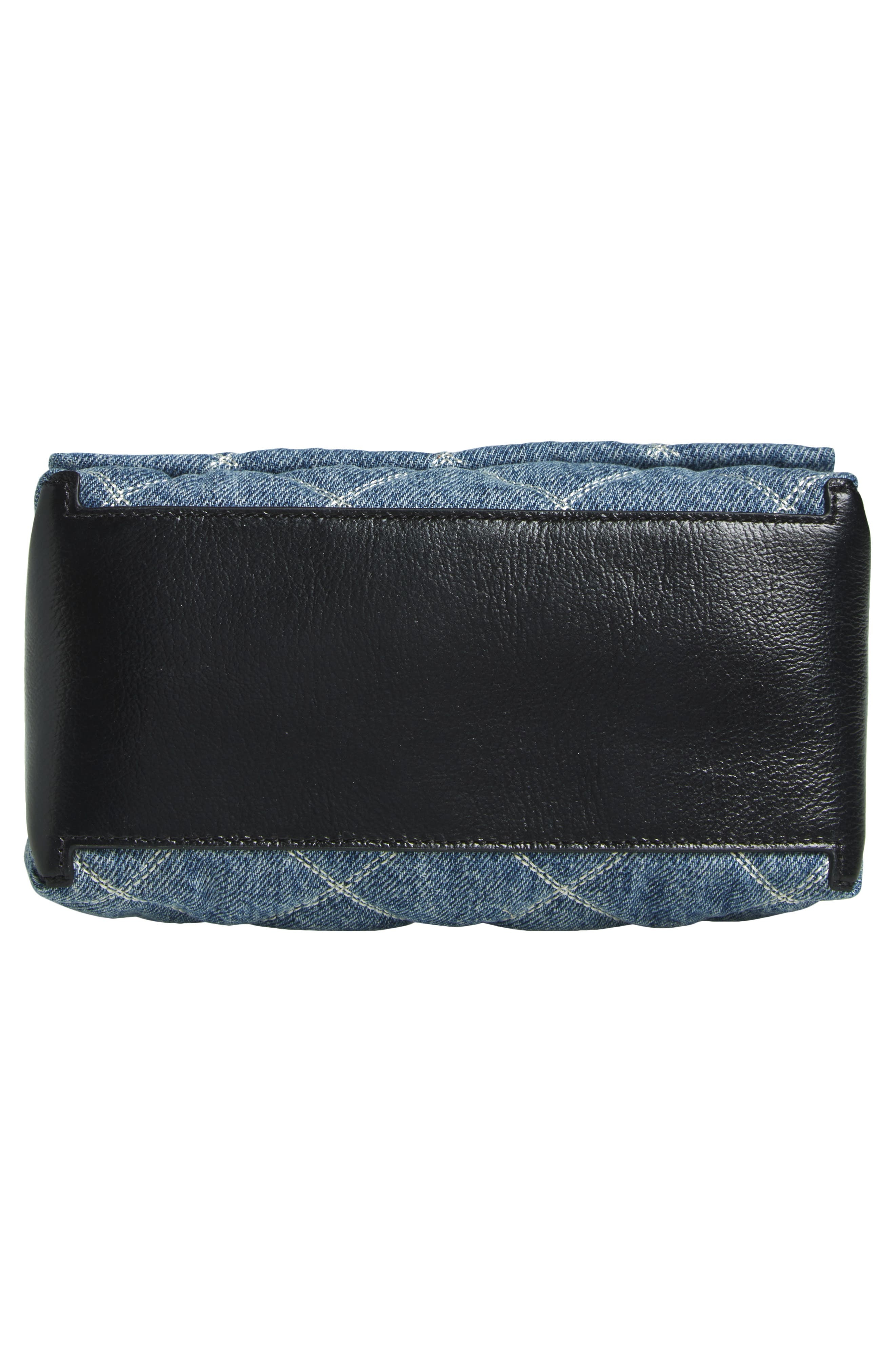 Marc Jacobs The Mini Dual Diamond Quilted Denim Shoulder Bag in Light Wash Indigo at Nordstrom - 6
