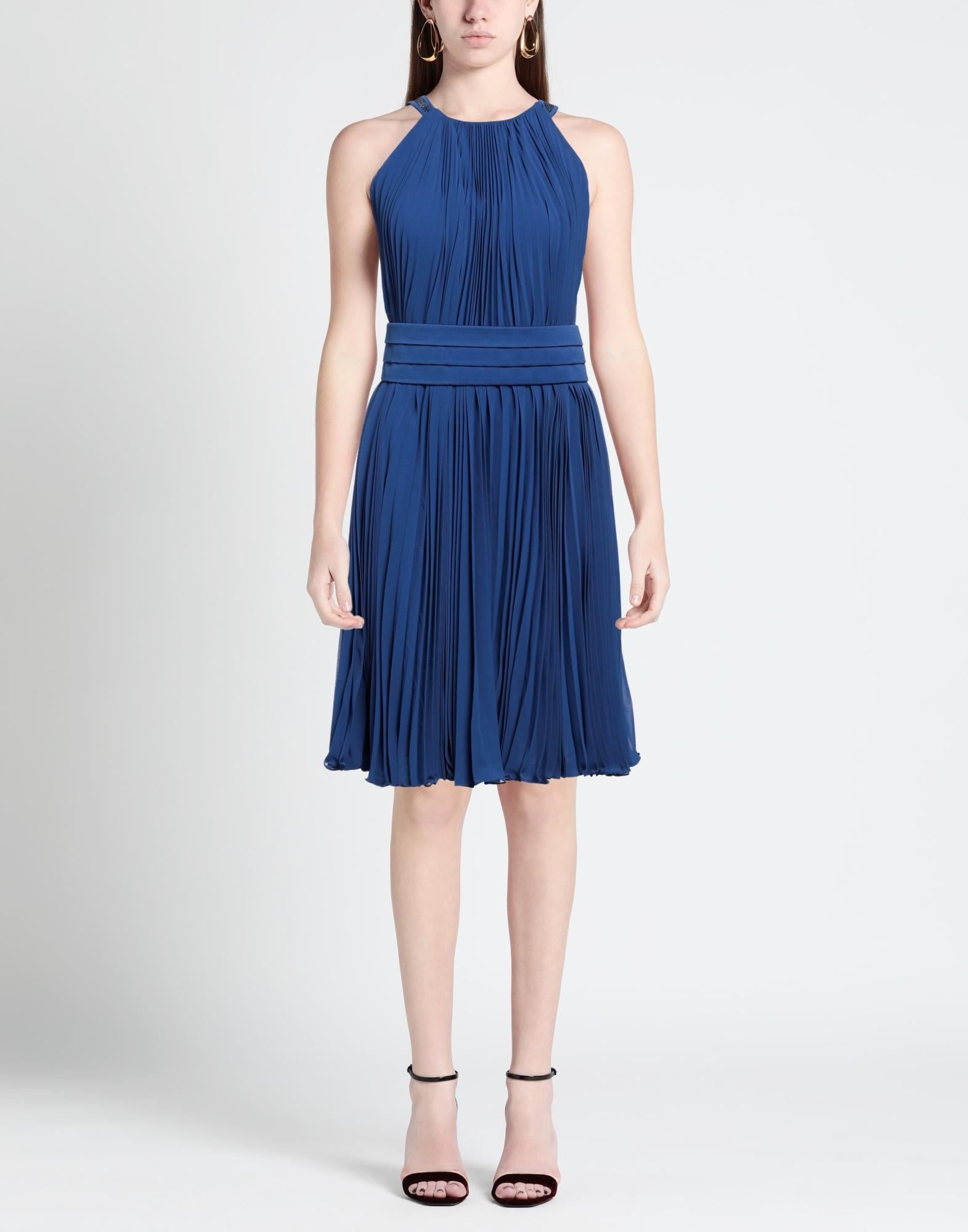 Blue Women's Elegant Dress - 2