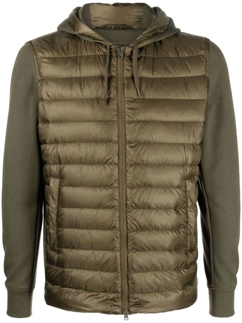 two-tone padded jacket - 1