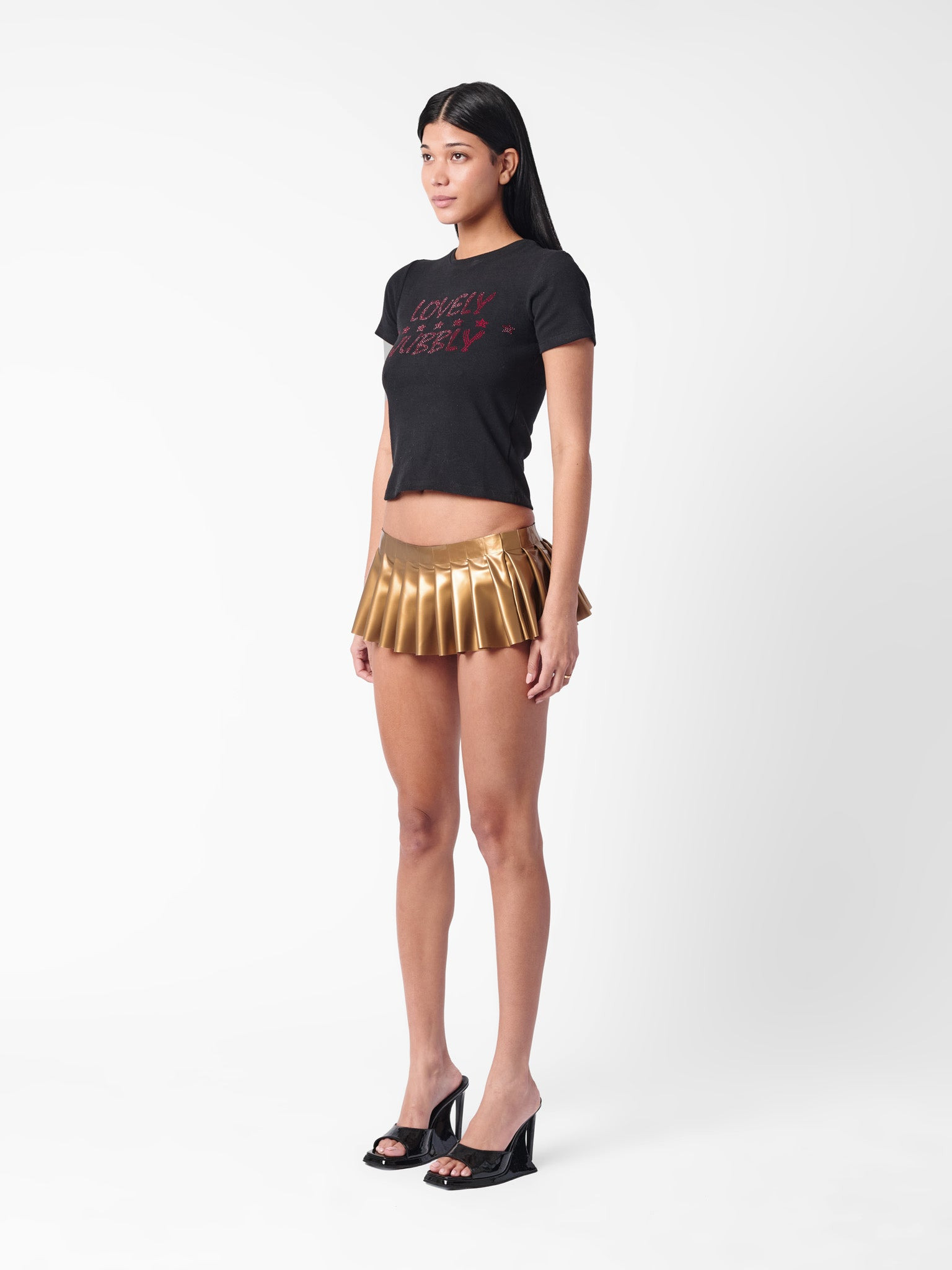 LOVELY JUBBLY TEE BLACK - 4