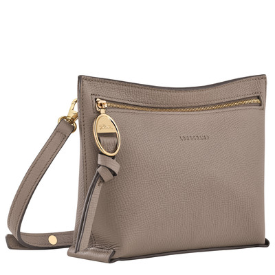 Longchamp Mailbox XS Crossbody bag Taupe - Leather outlook