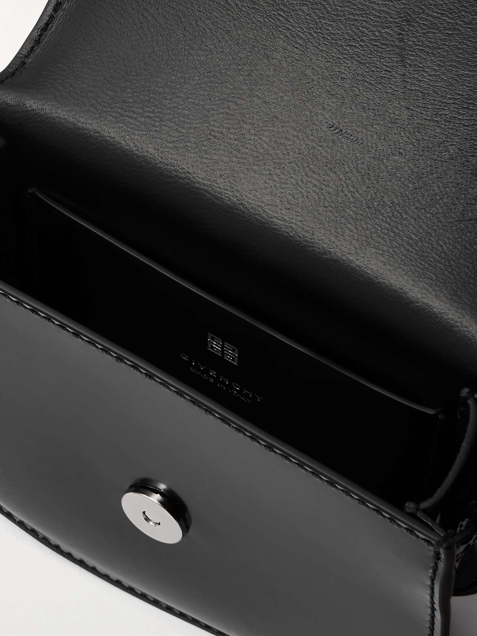 Voyou Patent-Leather Messenger Bag - 3