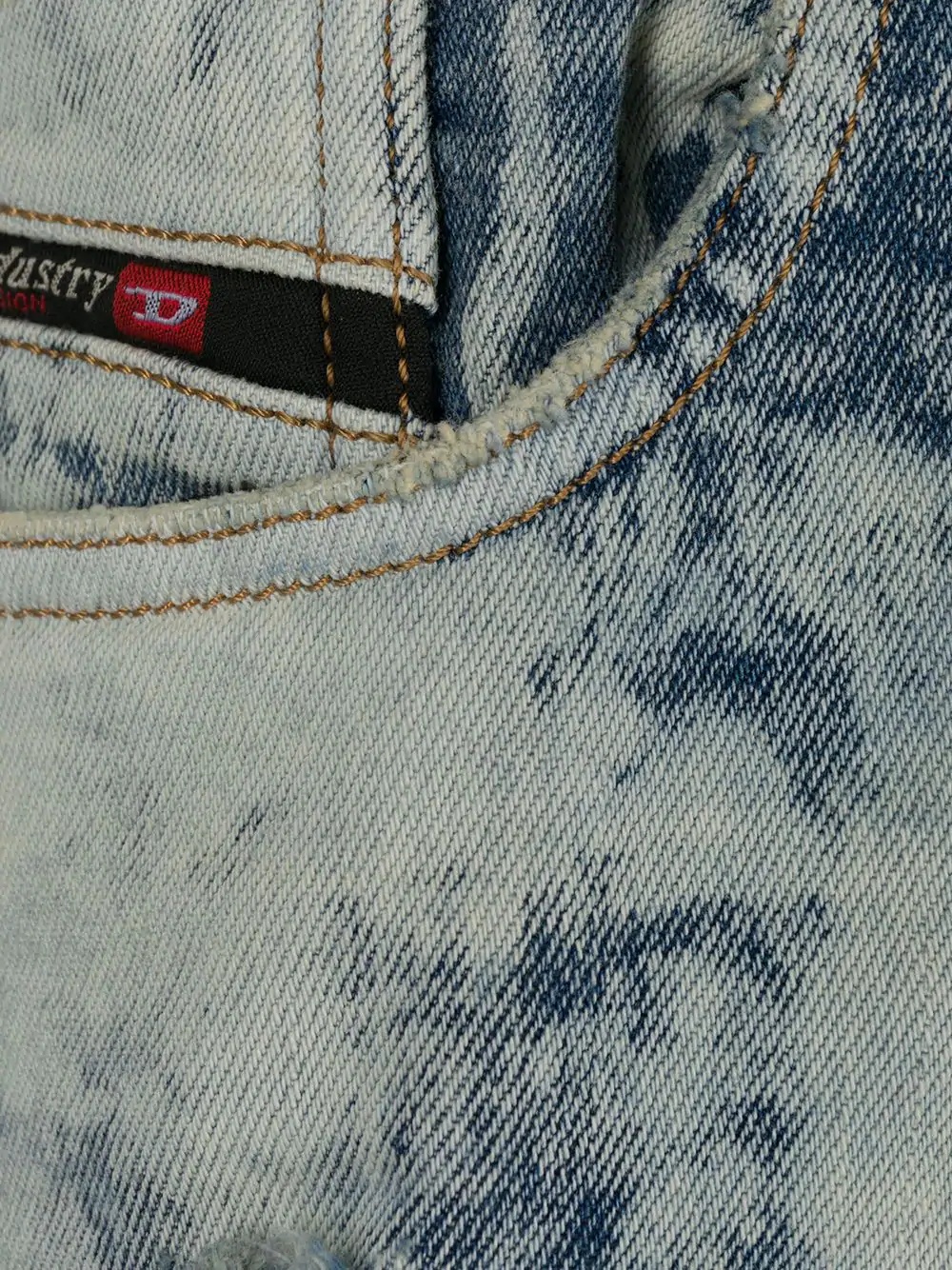 stonewashed D-Strukt jeans - 6