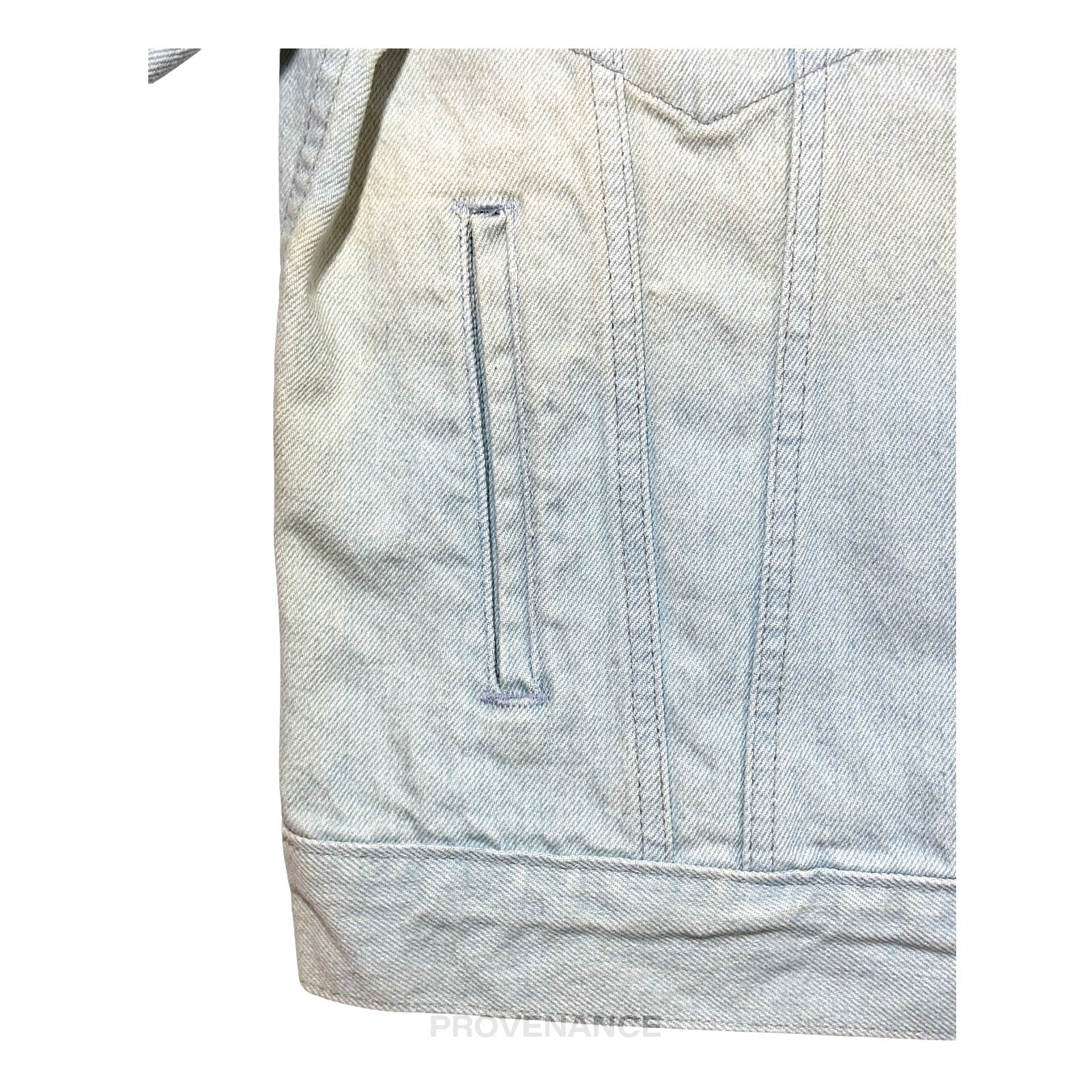 LEVIS Denim Jacket - Light Blue 38 NOS Tags - 5