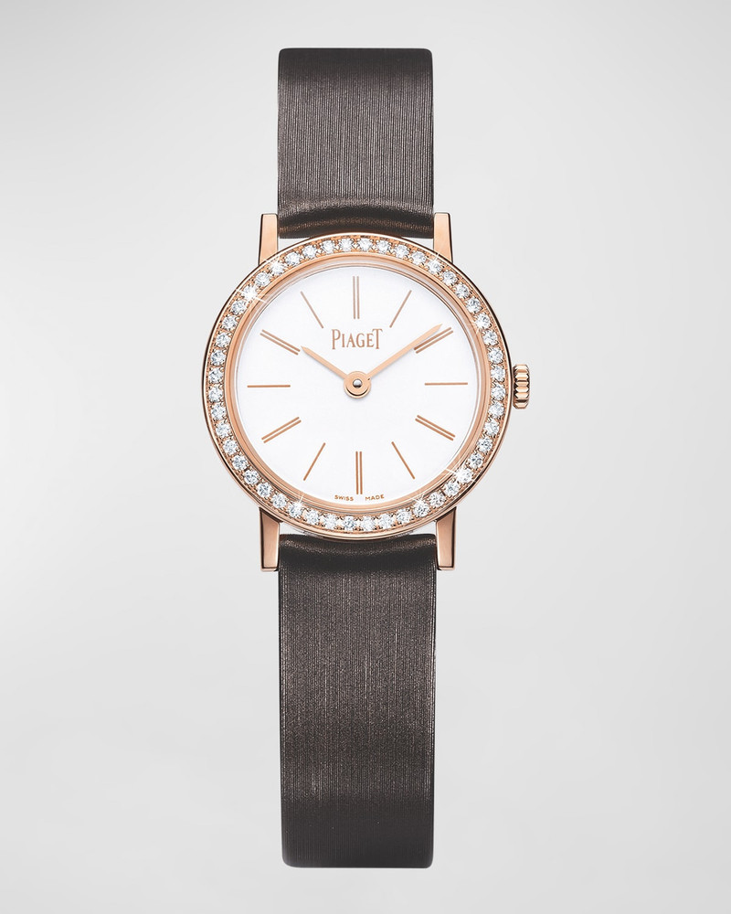 Altiplano 24mm 18K Rose Gold Diamond Bezel Watch 1