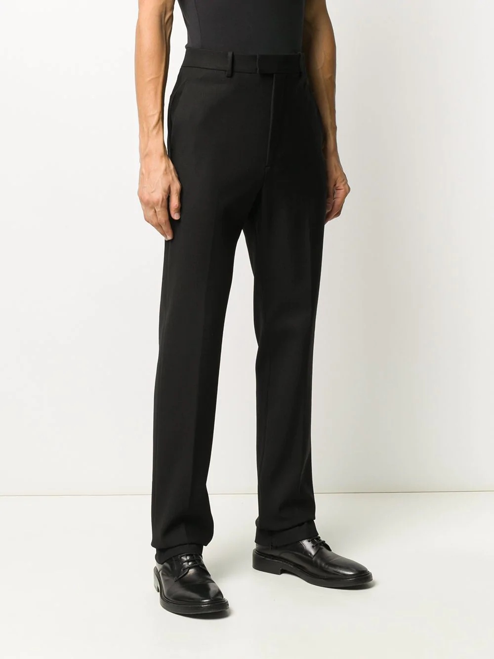 straight-leg tailored trousers - 3