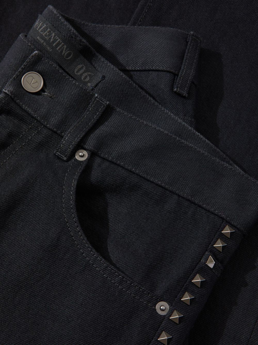 Untitled studs straight-leg jeans - 3