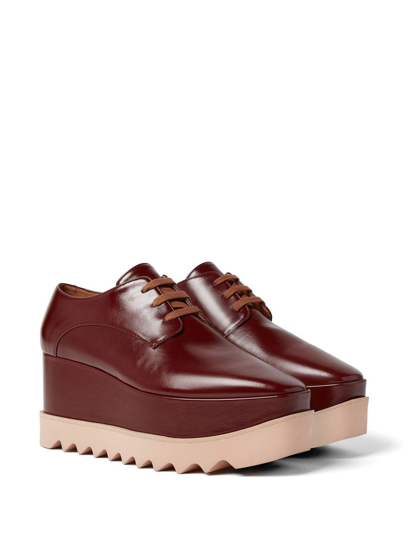 Stella McCartney Elyse platform-sole derby shoes outlook