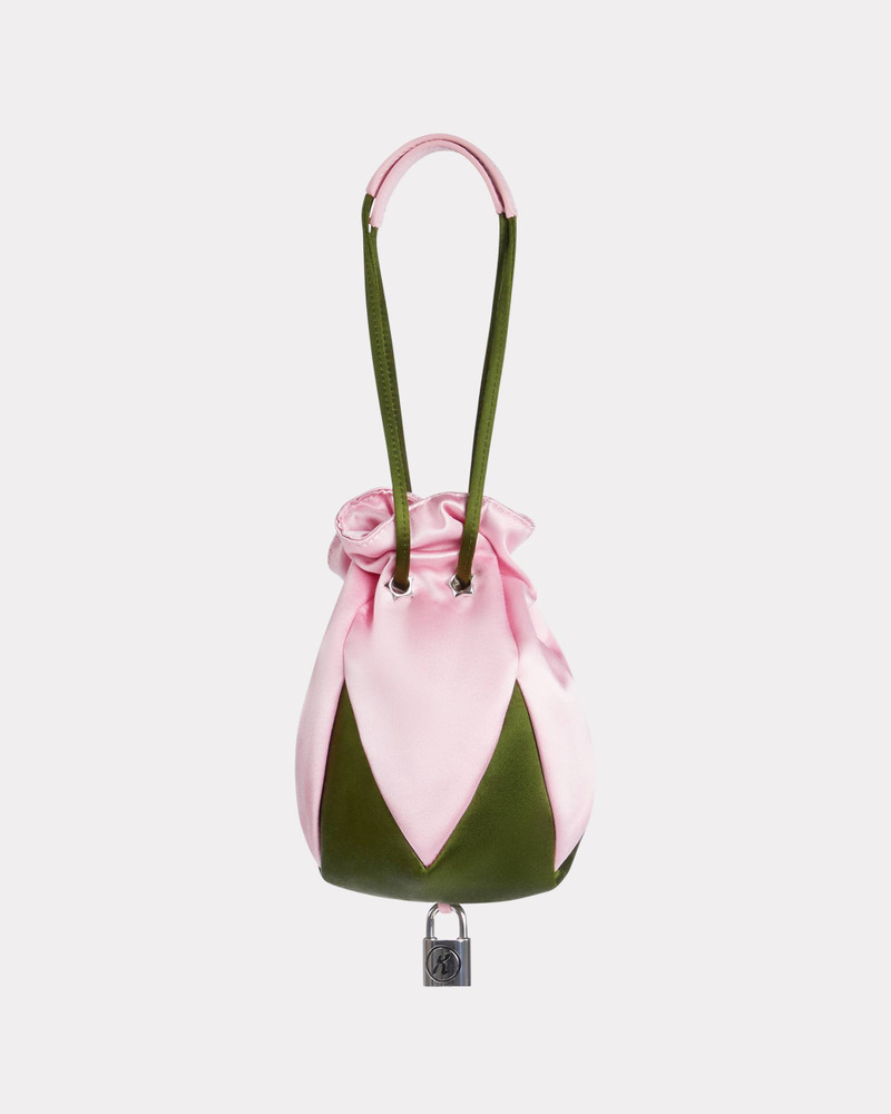 'KENZO Star' pouch in satin woven silk 4