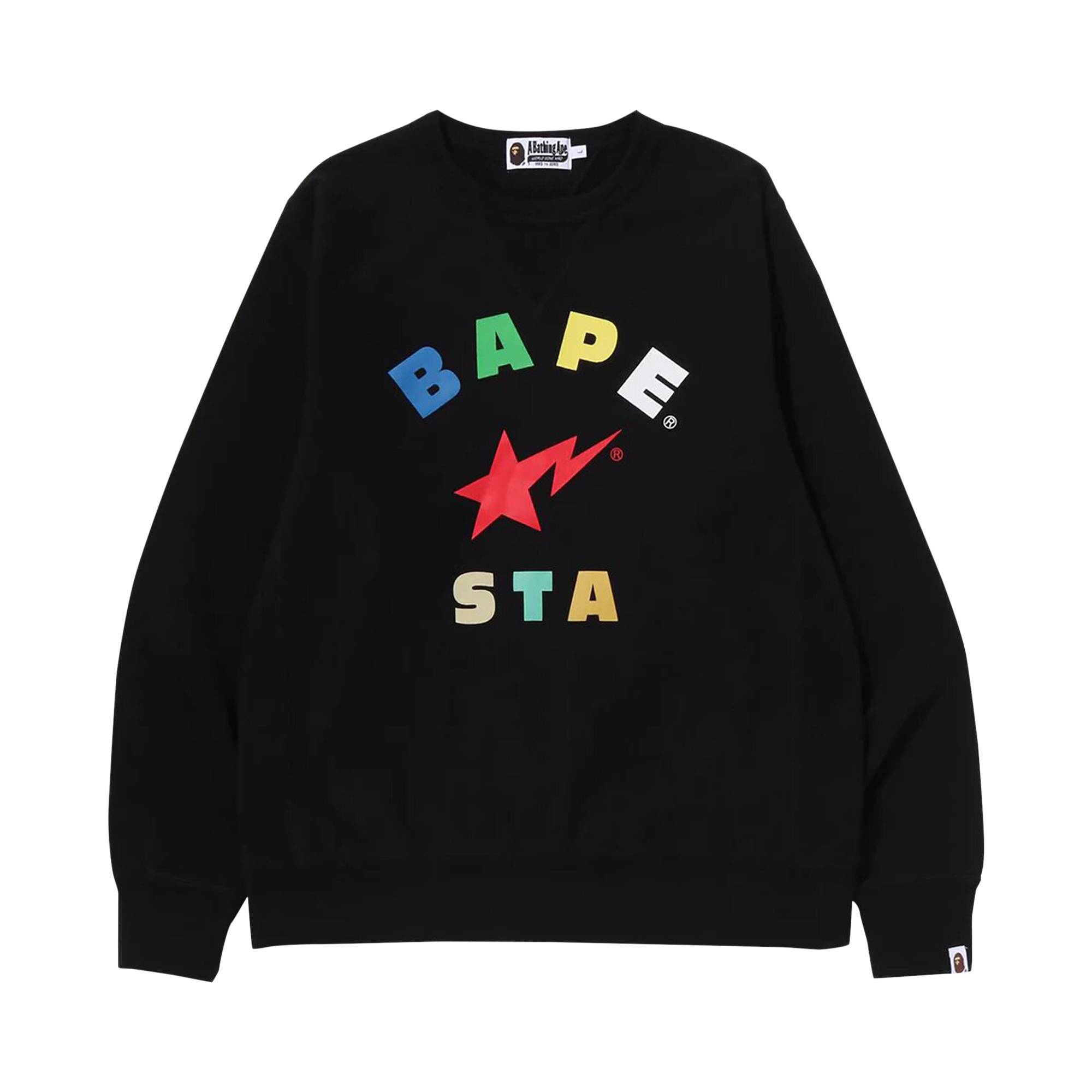 BAPE Sta Crewneck 'Black' - 1