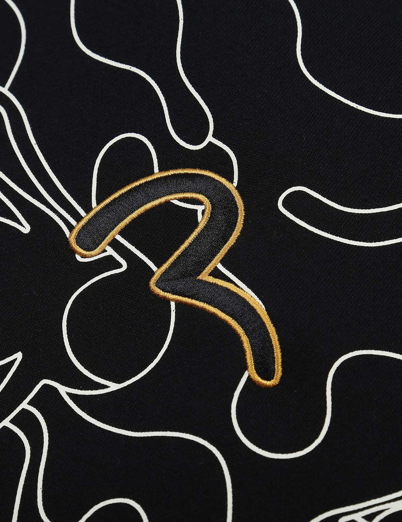 ALLOVER LINEAR CAMOUFLAGE PRINT HOODED SWEATSHIRT 9