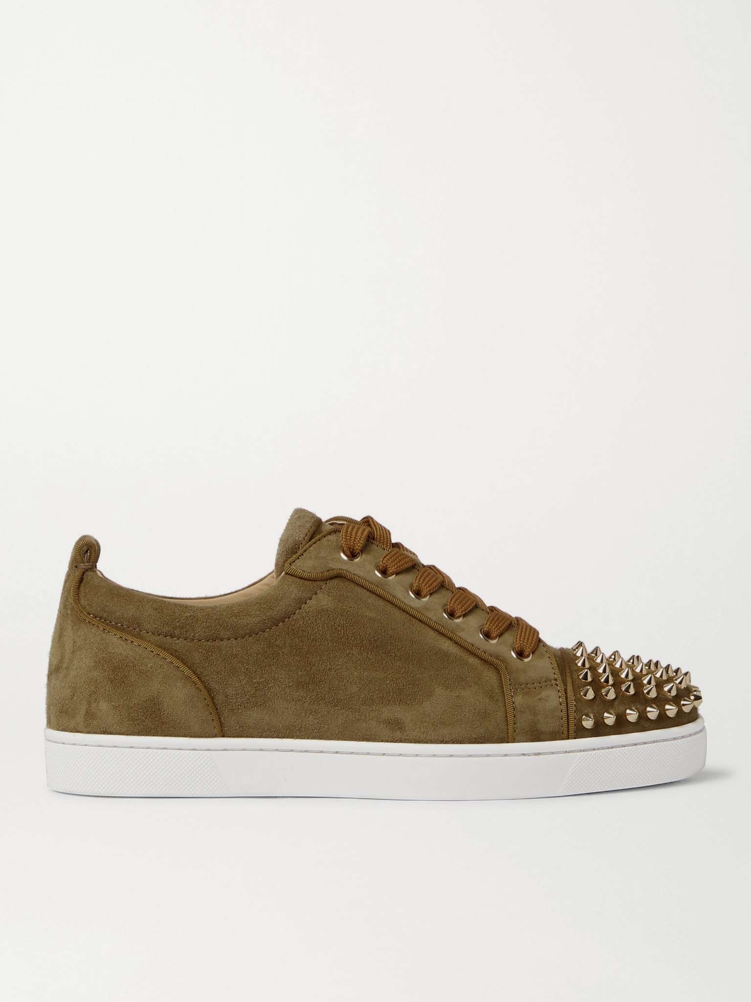 Louis Junior Spikes Cap-Toe Suede Sneakers - 1