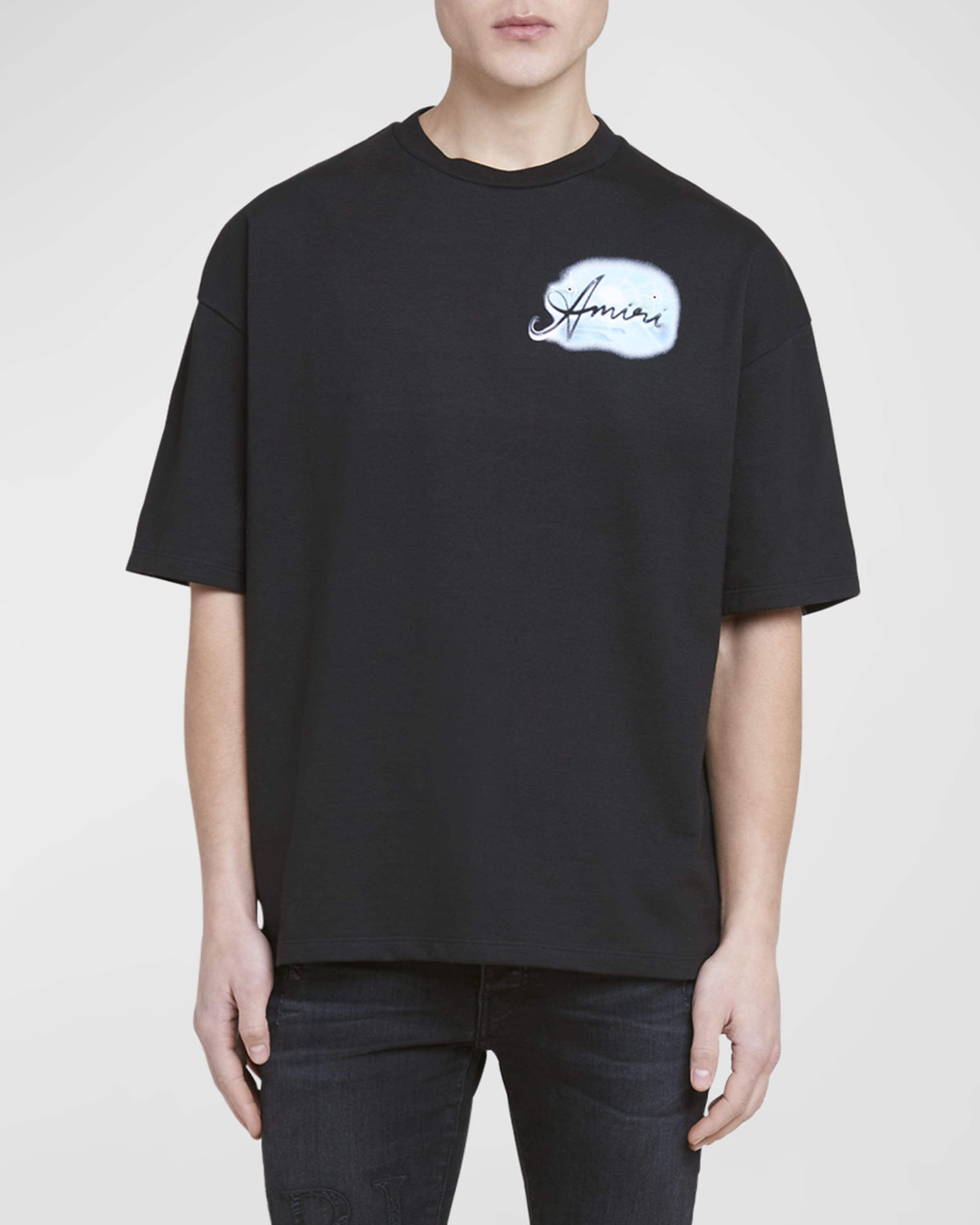 Men's Oversized Airbrush T-Shirt - 2