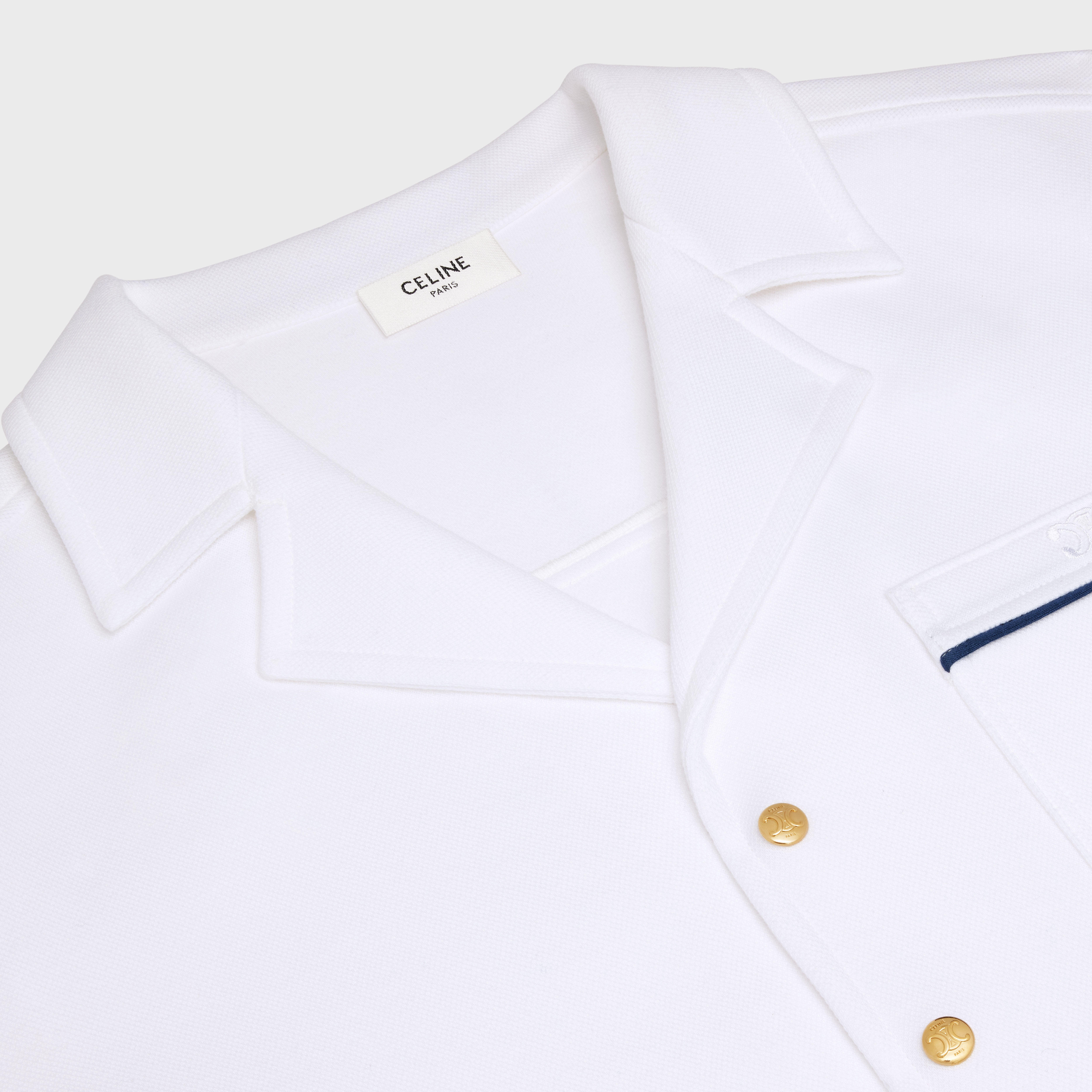 Triomphe polo shirt in cotton piqué - 3