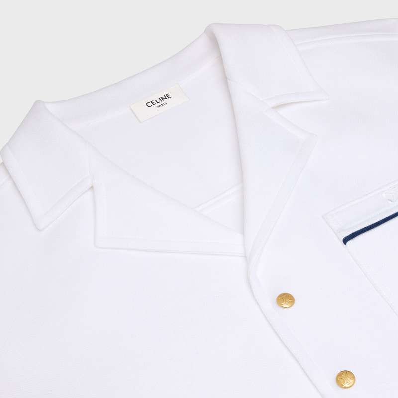 Triomphe polo shirt in cotton piqué 3