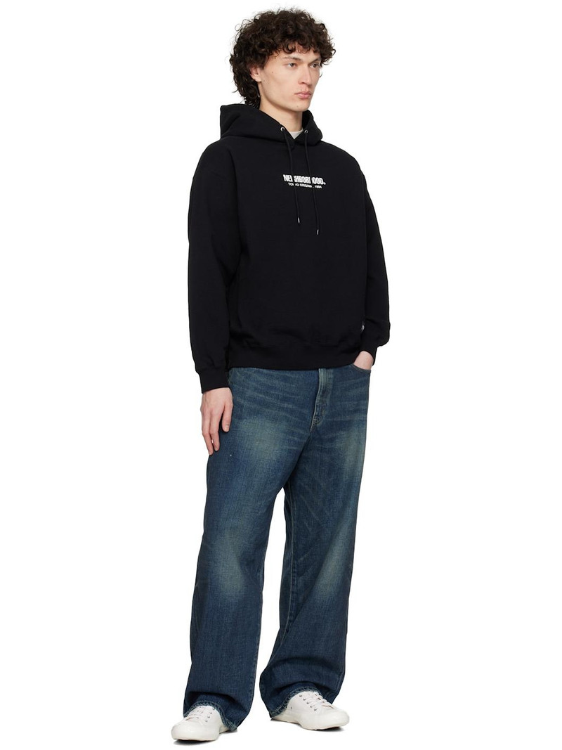 NEIGHBORHOOD Blue Washed Denim DP Wide Jeans outlook