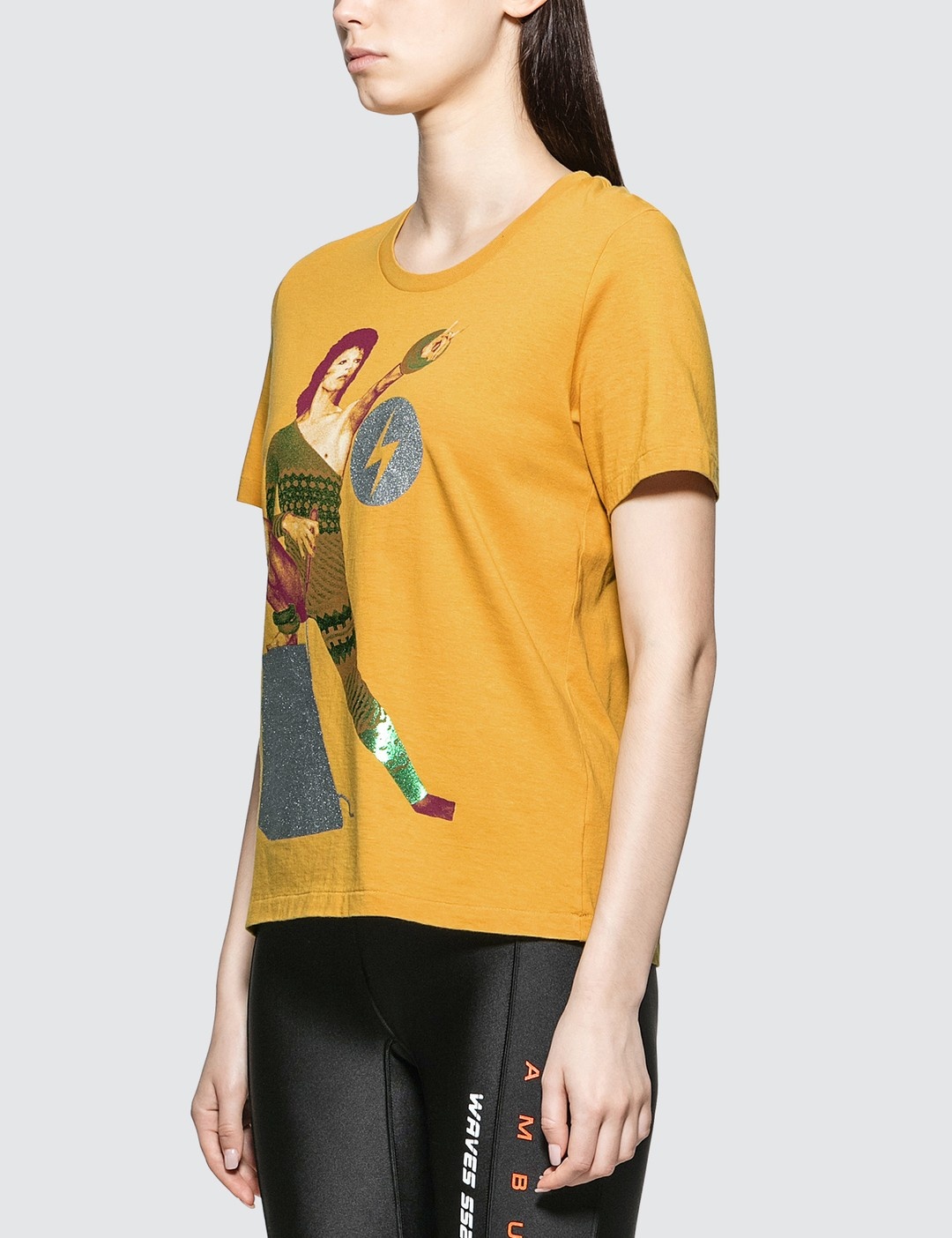 DAVID BOWIE T-SHIRT IN YELLOW - 2