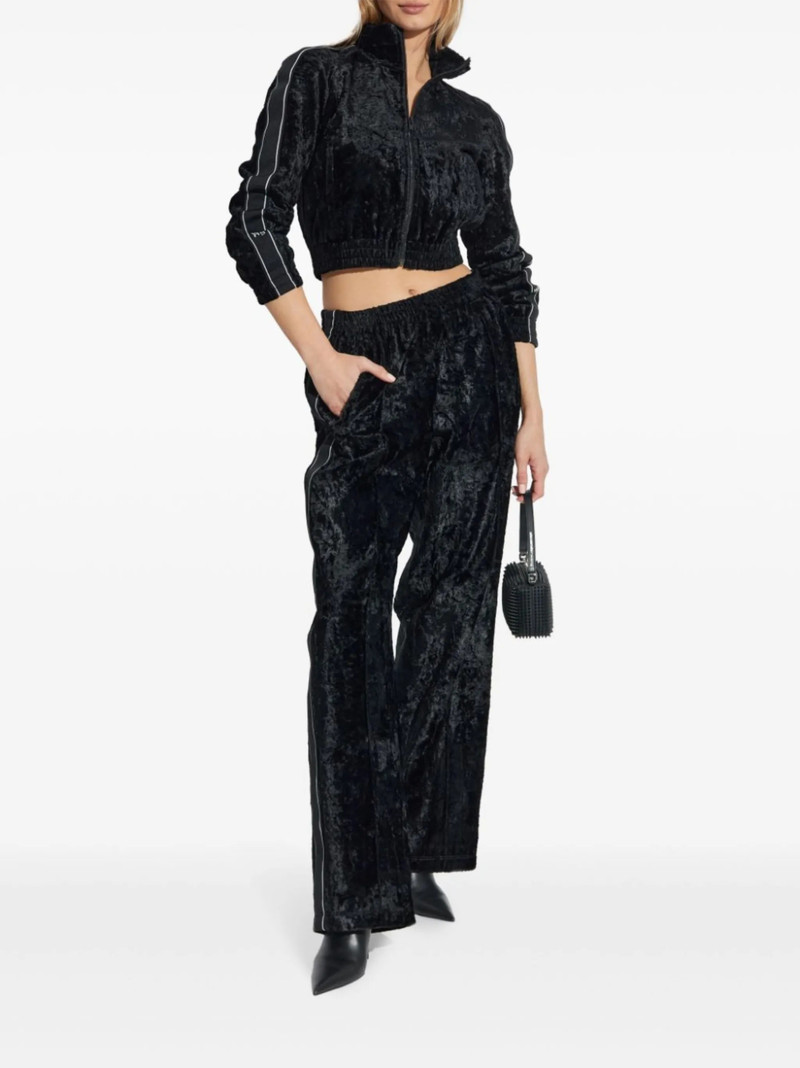 Alexander Wang velvet track pants outlook