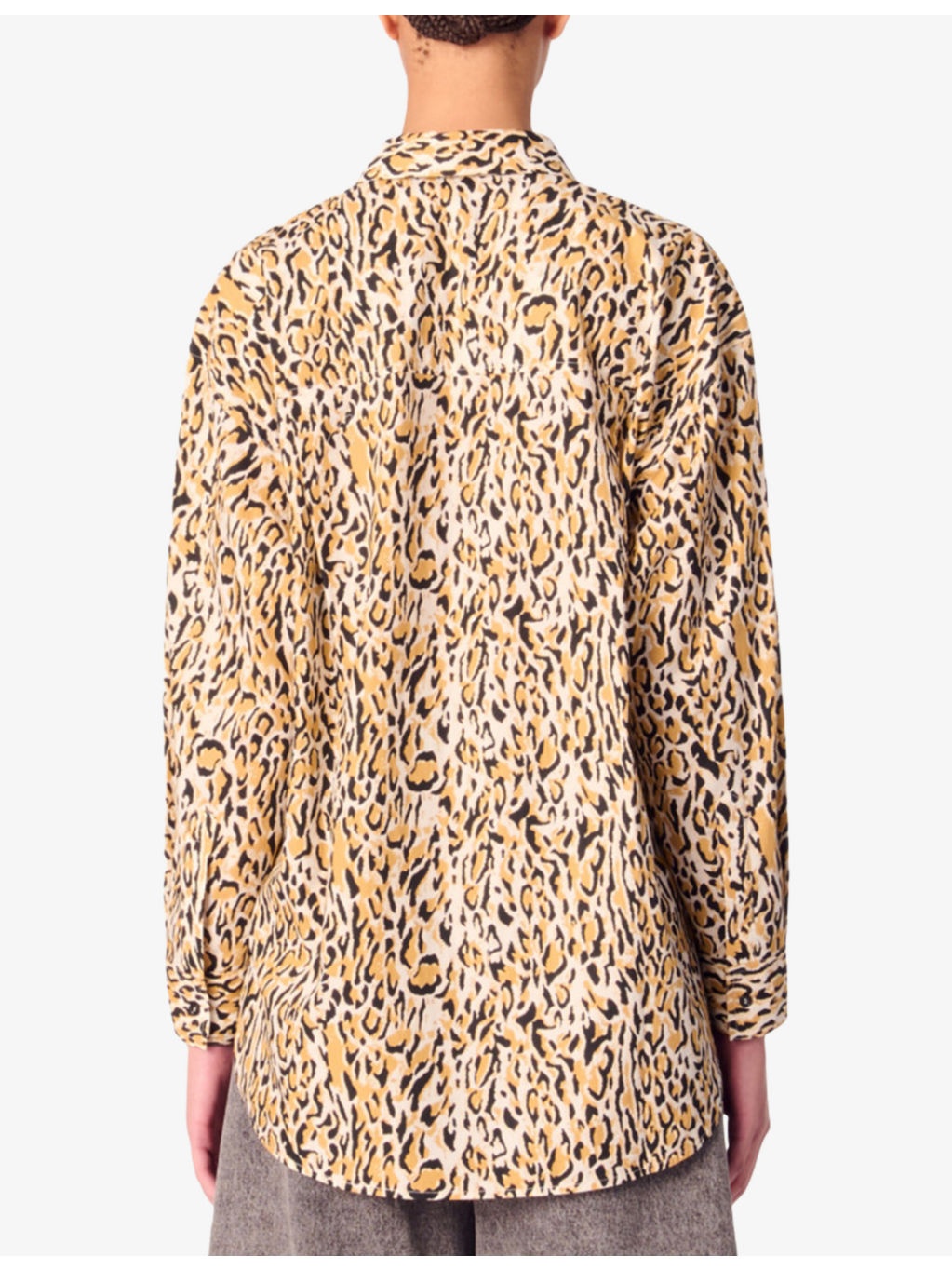 Leopard-Print Long-Sleeved Cotton Shirt - 4