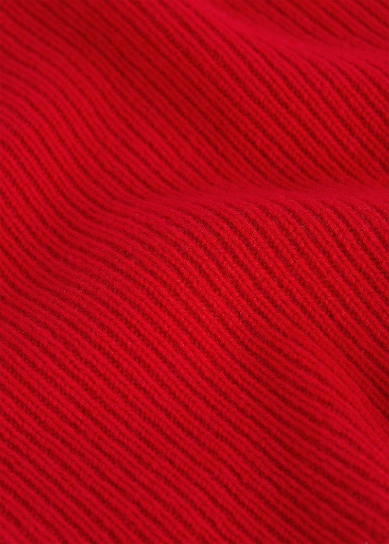 Cashmere neck warmer poppy 4