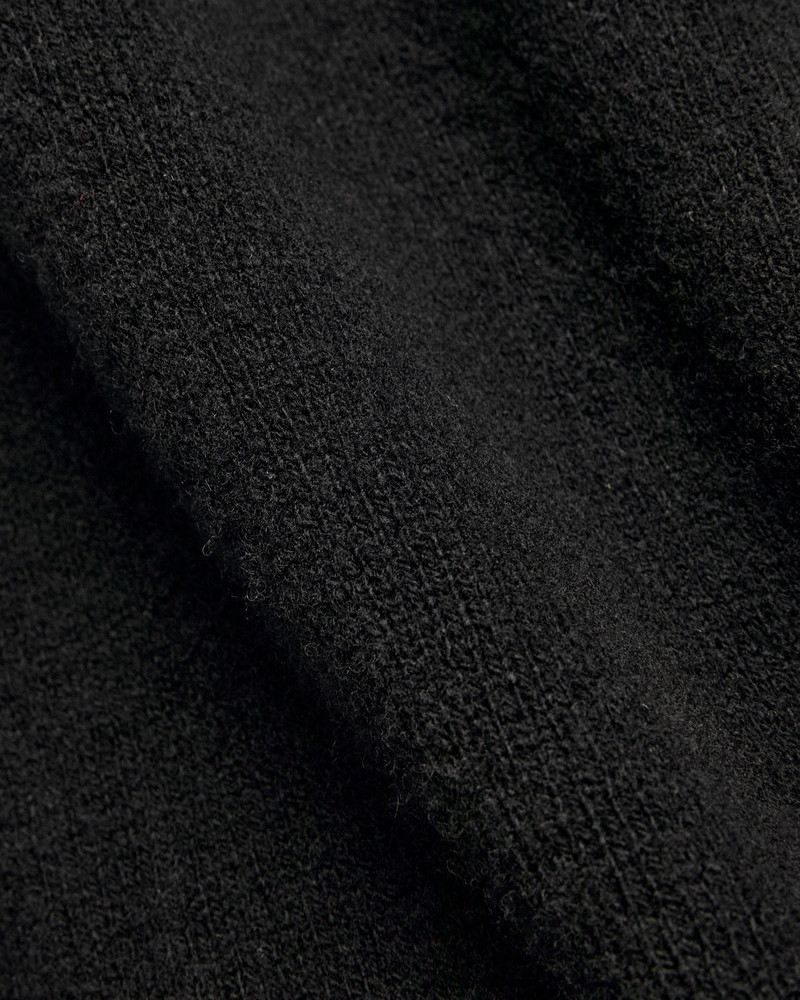 HOWLIN' "High Pressure" Wool Zip Cardigan in Black outlook