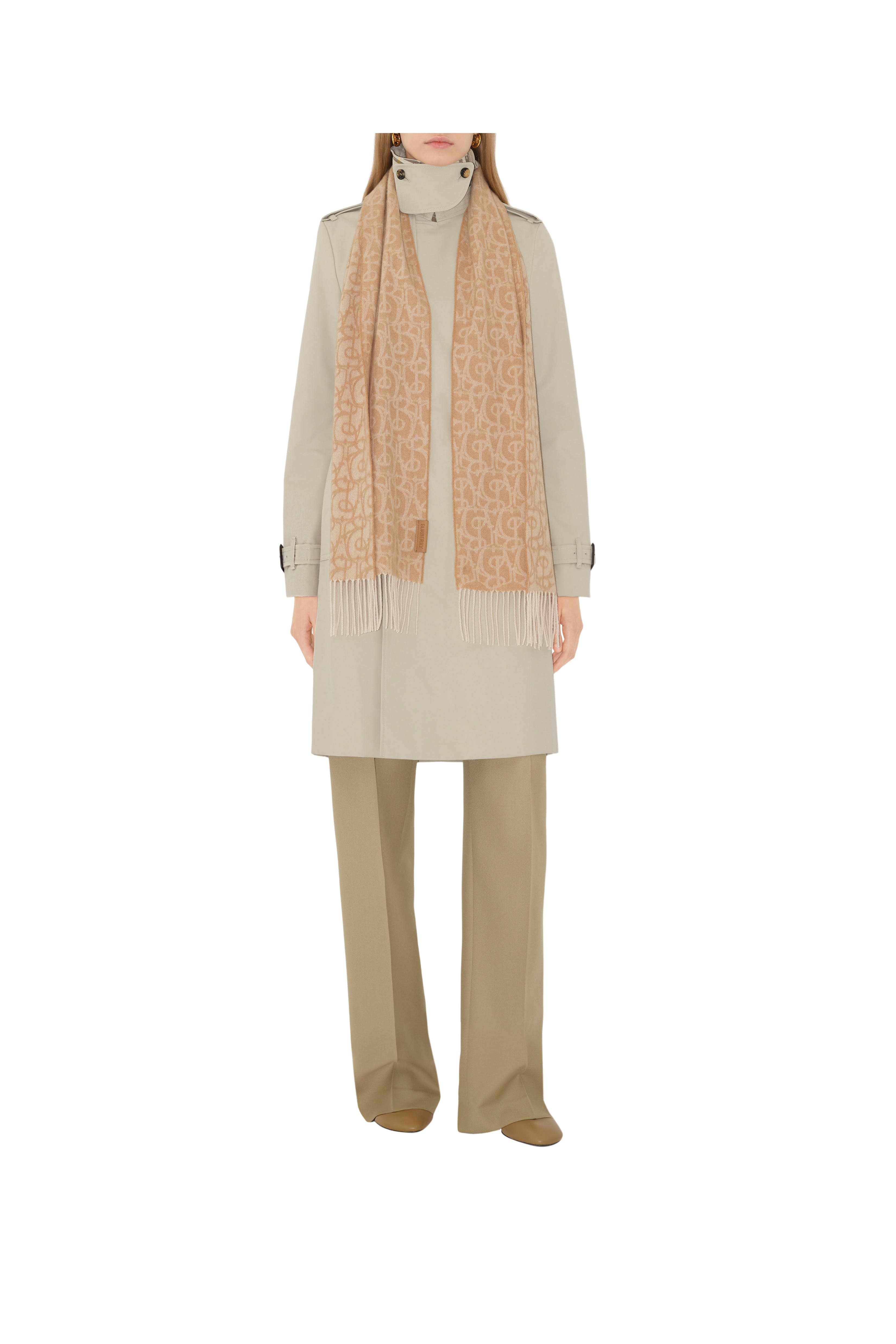 burberry B Charm Cashmere Scarf in Camel at Nordstrom - 2
