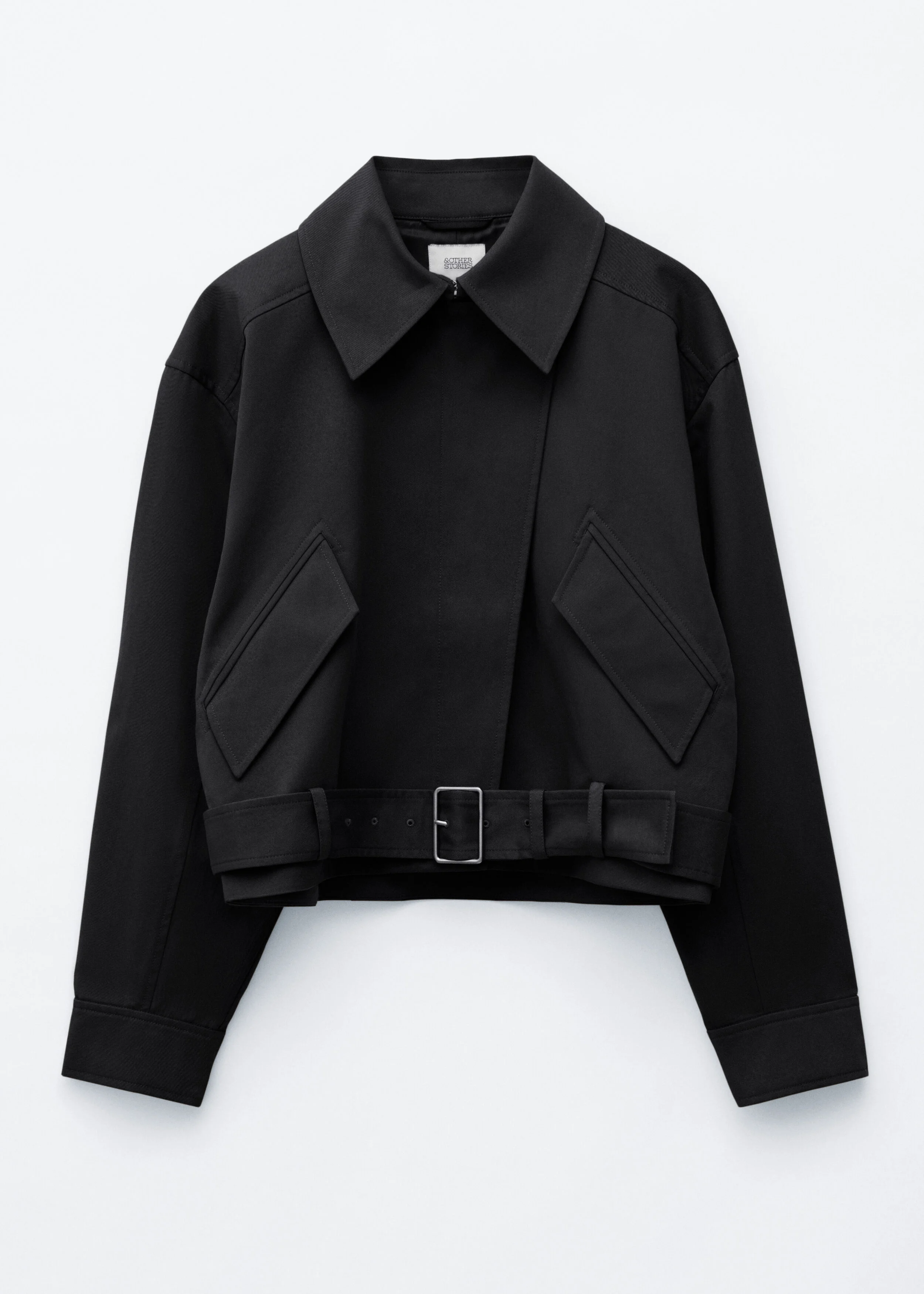 Belted Cotton Twill Jacket - 1
