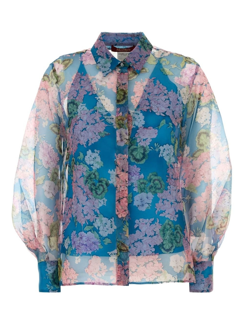 printed organza shirt 1