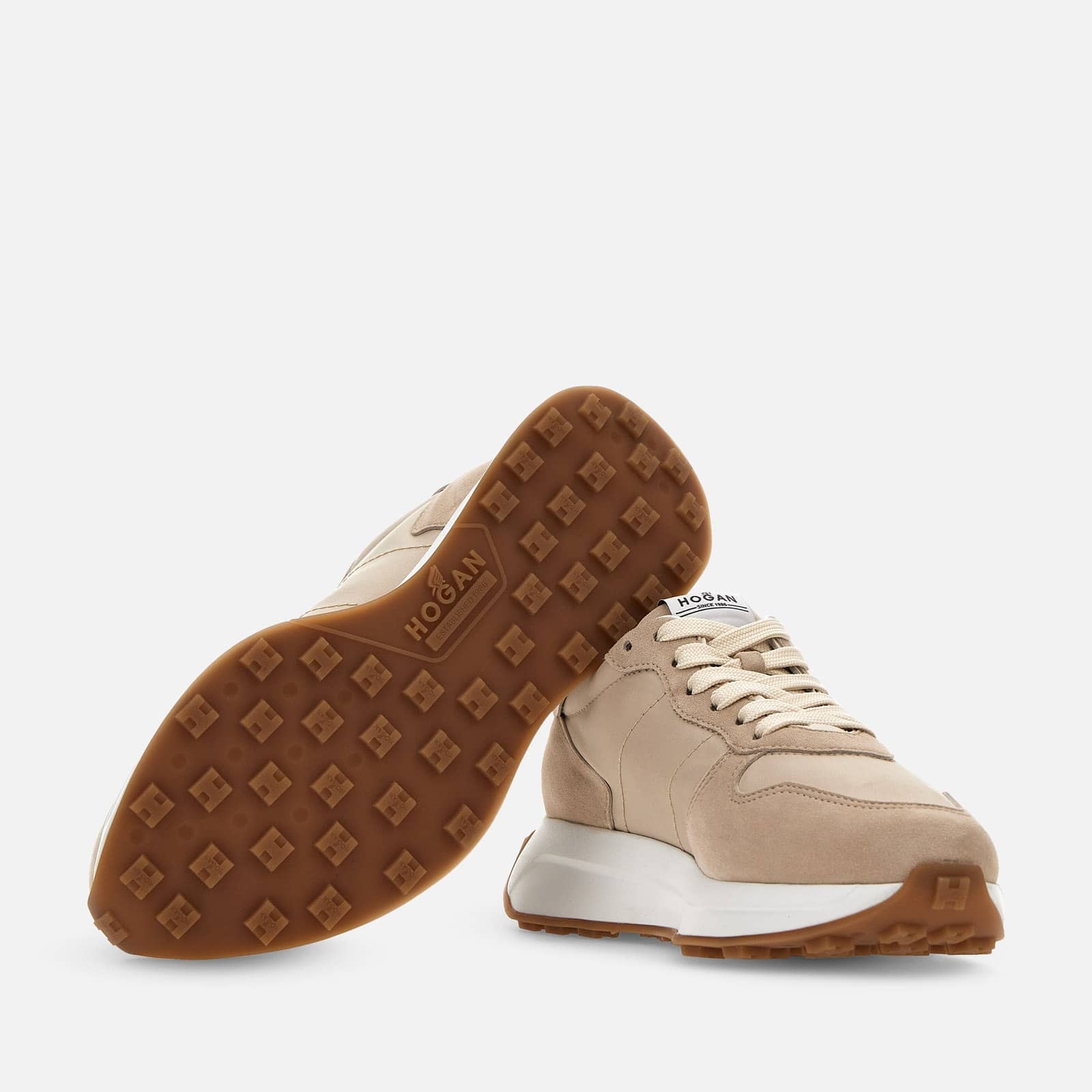 Sneakers Hogan H641 Beige White - 5