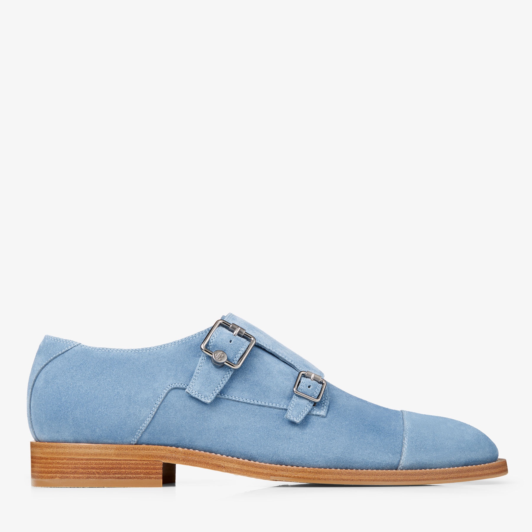 Finnion Monkstrap
Denim Velvet Suede Monk Strap Shoes - 1